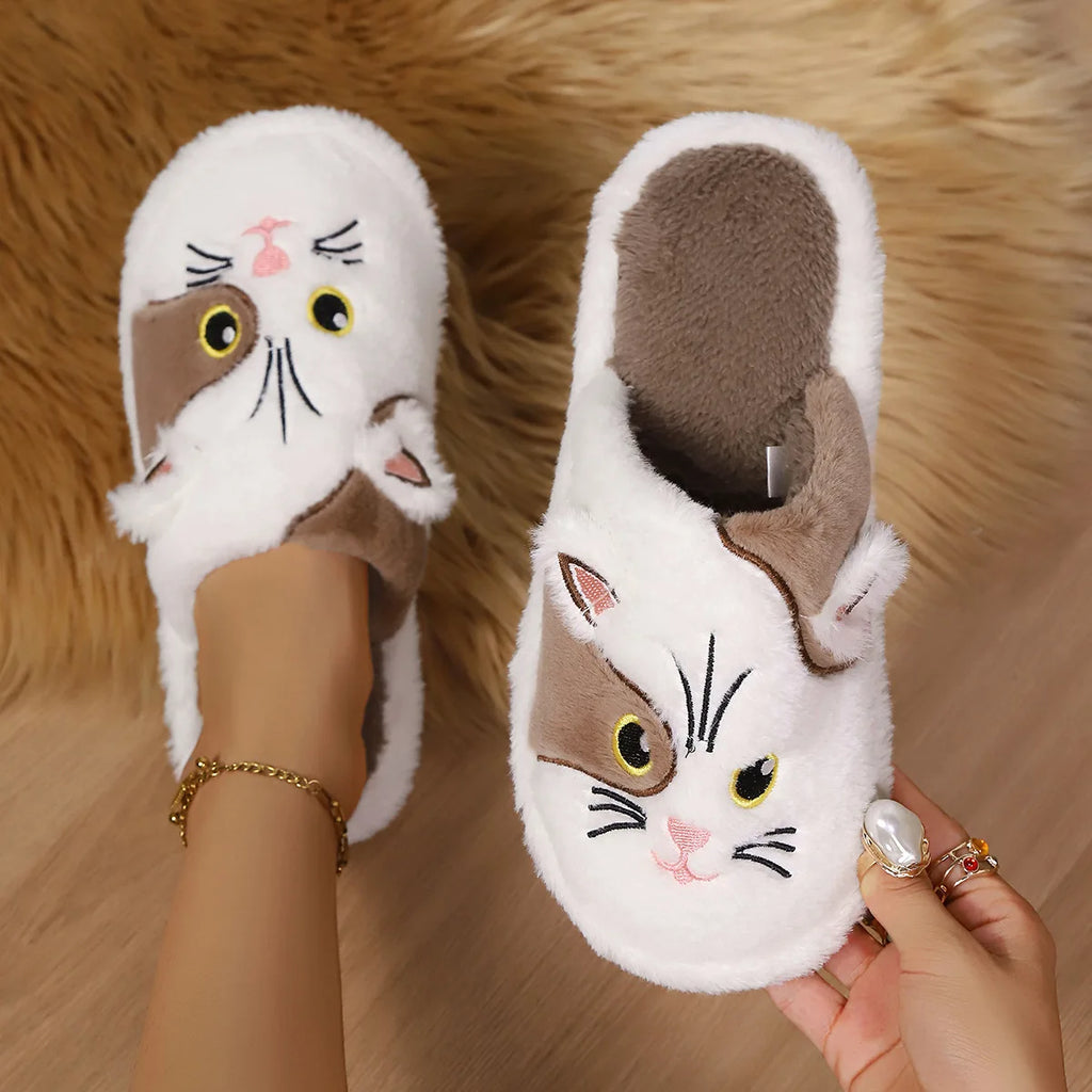 Zapatillas Gato Kawaii de Felpa