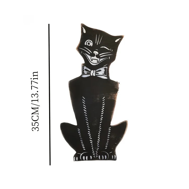 Letrero 2D gato negro