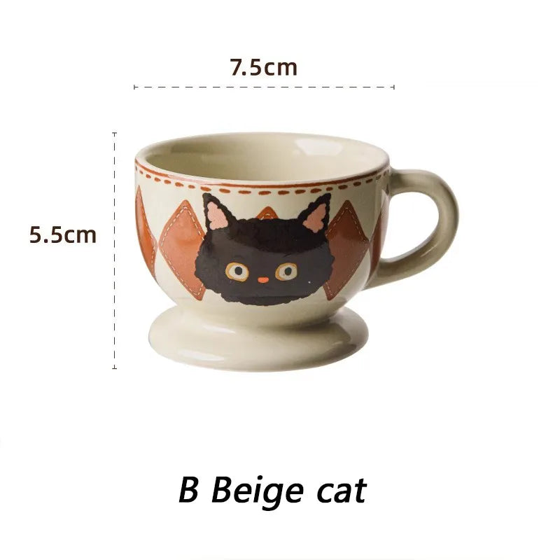 Taza de cerámica pintada a mano 100ml