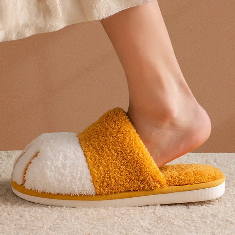 Zapatilas de ir por casa de felpa patitas