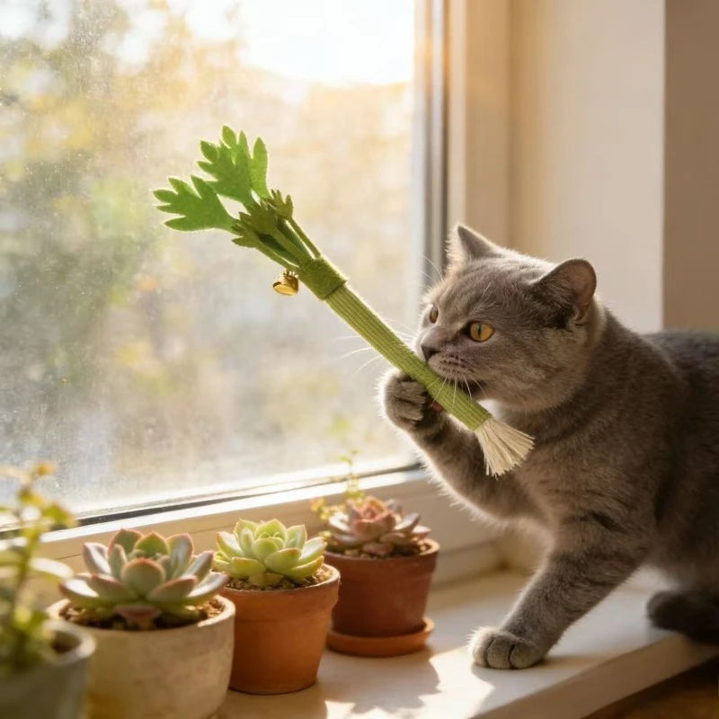 Juguete Puerro para Gatos