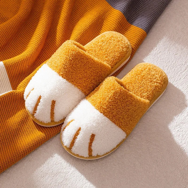 Zapatilas de ir por casa de felpa patitas