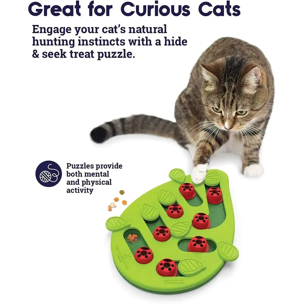 Puzzle interactivo para gatos