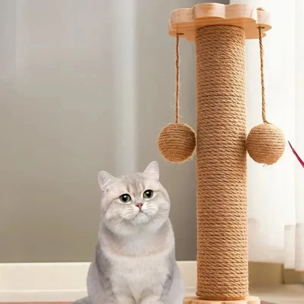 Plataforma giratoria interactiva para gatos