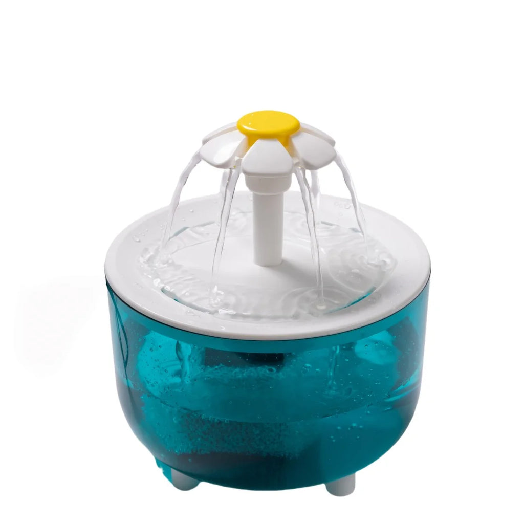 Fuente de agua forma de flor 1.2L