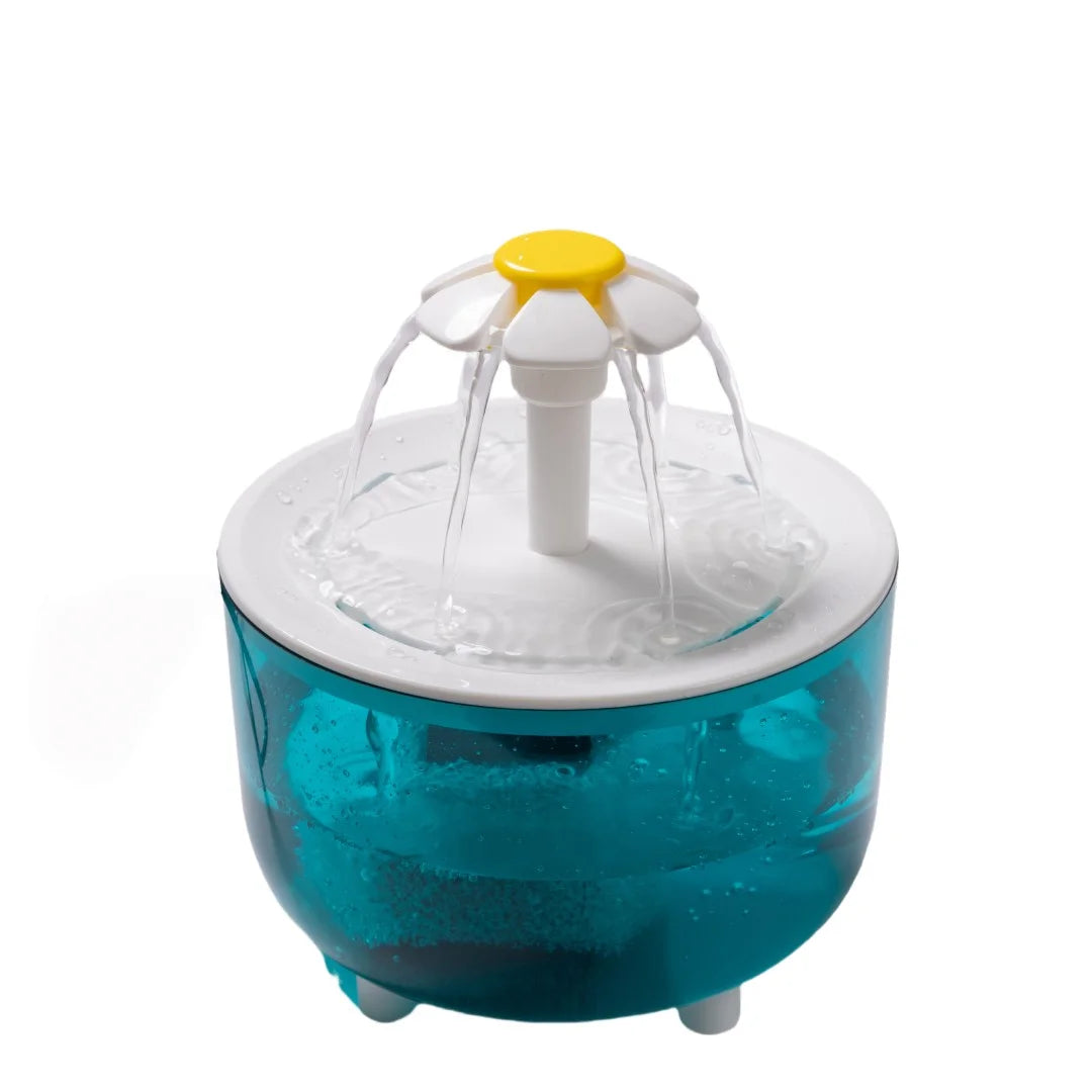 Fuente de agua forma de flor 1.2L