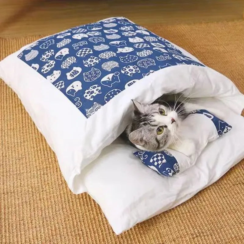 Cama japonesa para gatos