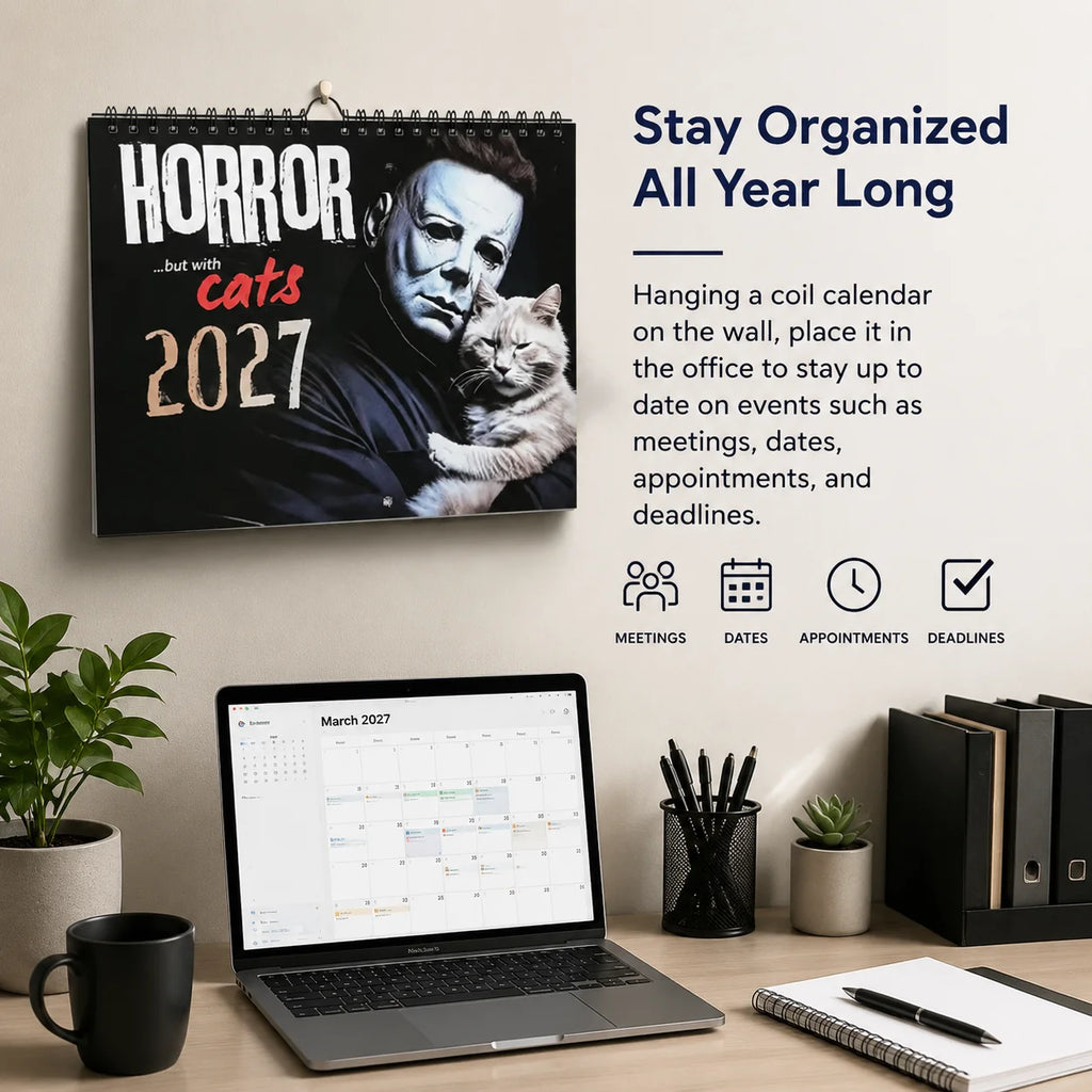 Calendario 2027 Halloween Horror Movie