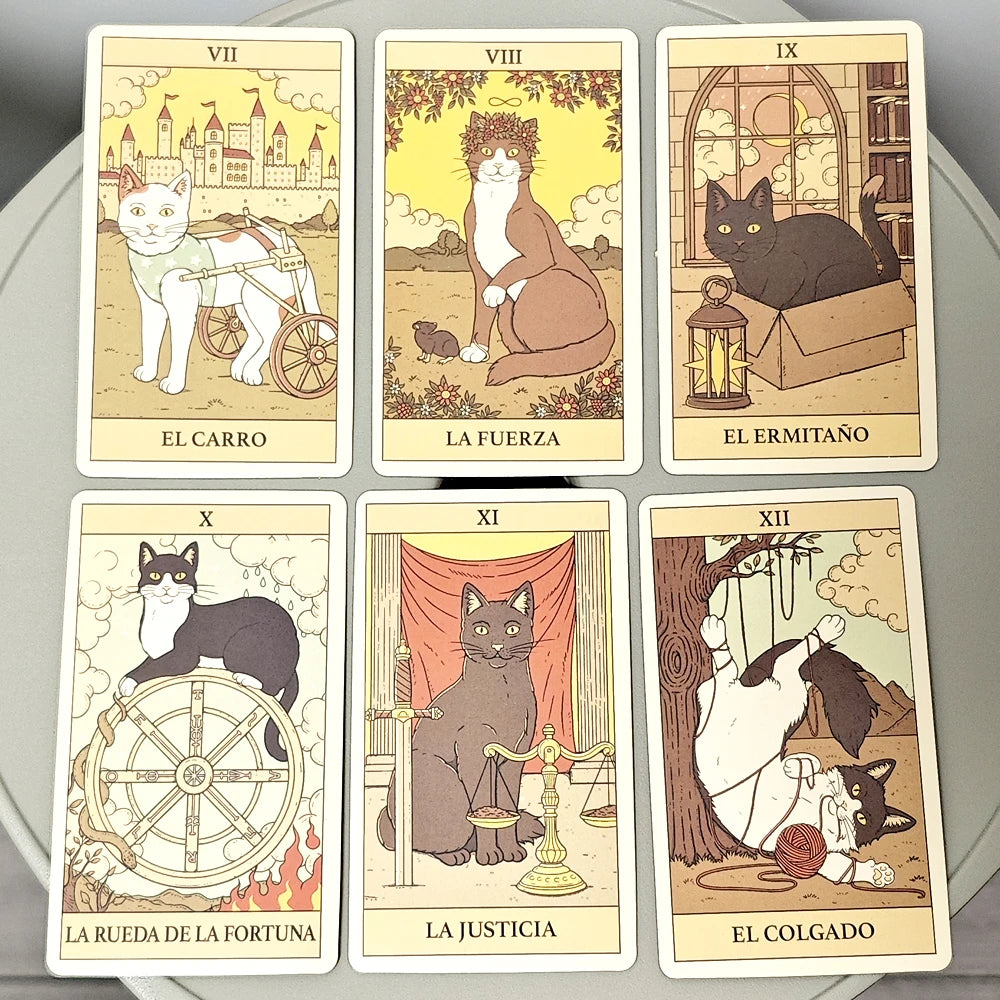 Cartas de Tarot Gatos