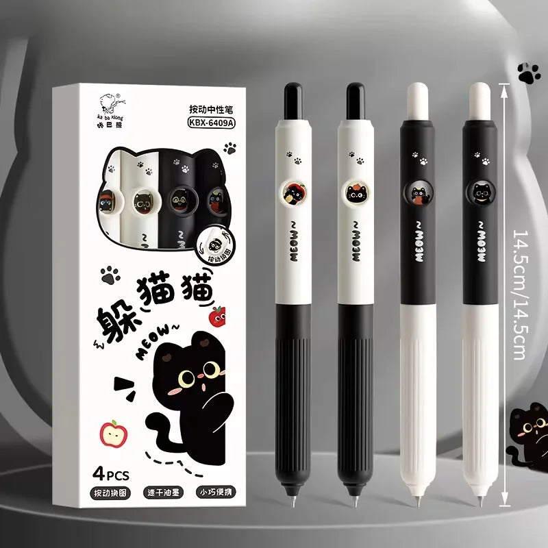 Set de 4 bolis gel