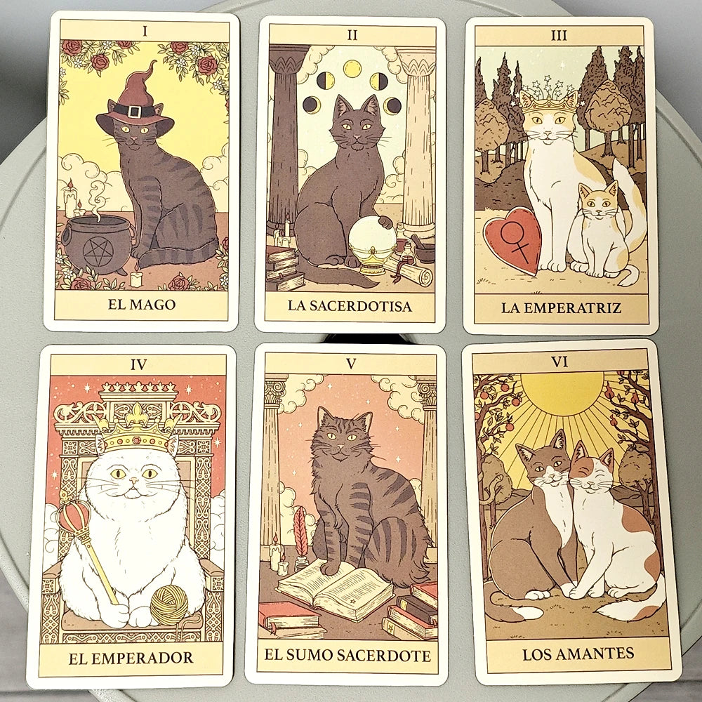 Cartas de Tarot Gatos