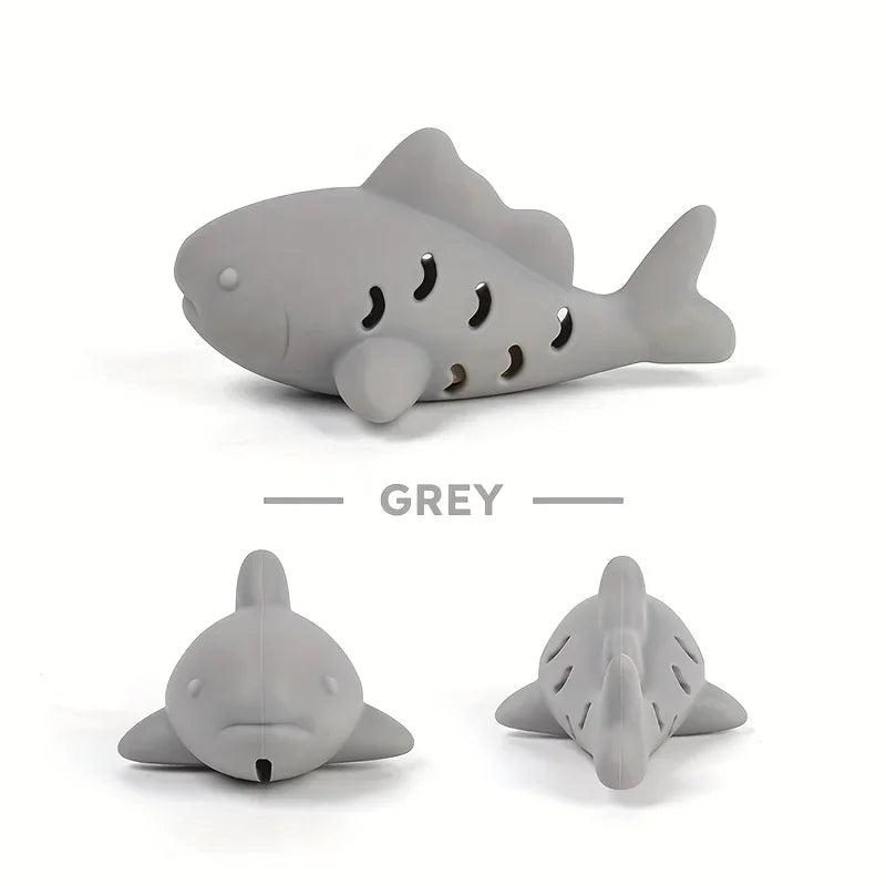 Juguete Tiburón Dispensador de Snacks para Gatos | 12cm