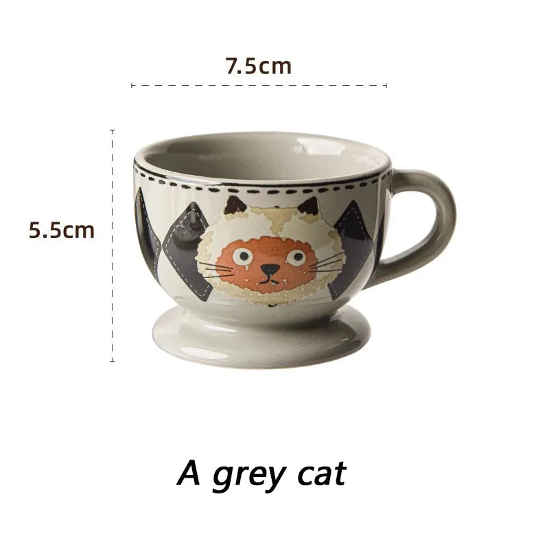 Taza de cerámica pintada a mano 100ml